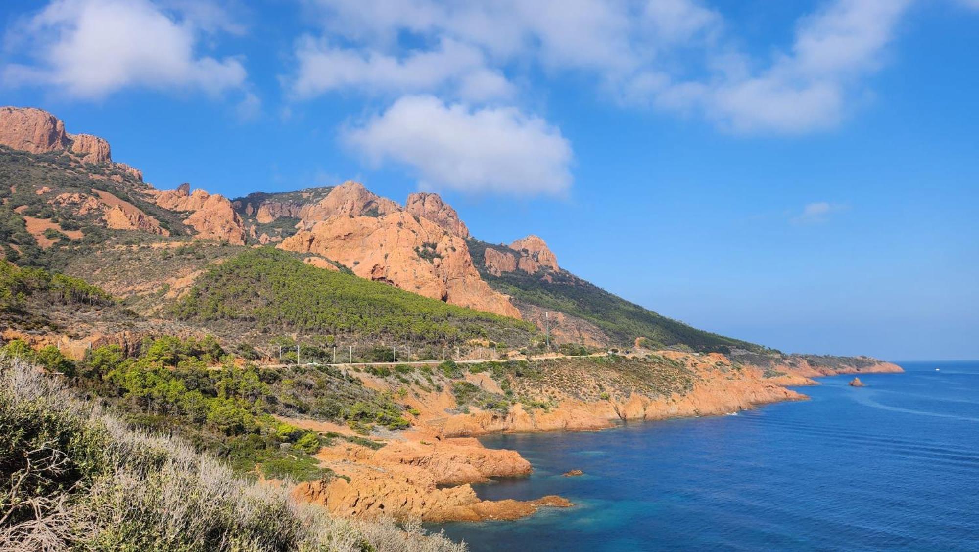 Saint-Raphael- Vue Mer Et Massif De L'Esterel Exteriér fotografie